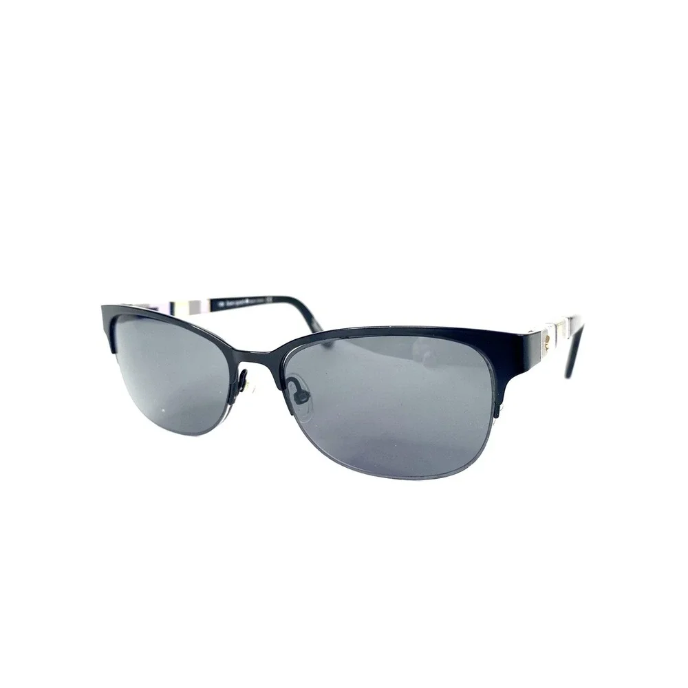 Kate Spade NY Black Metal Half Rim Club Master Glasses Valary 0W93 51 16 135